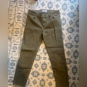 LOFT Olive Green Denim Pants